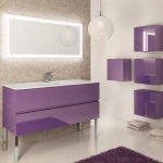 Мебель для Ванной Комнаты Фиолетовая Сиреневая